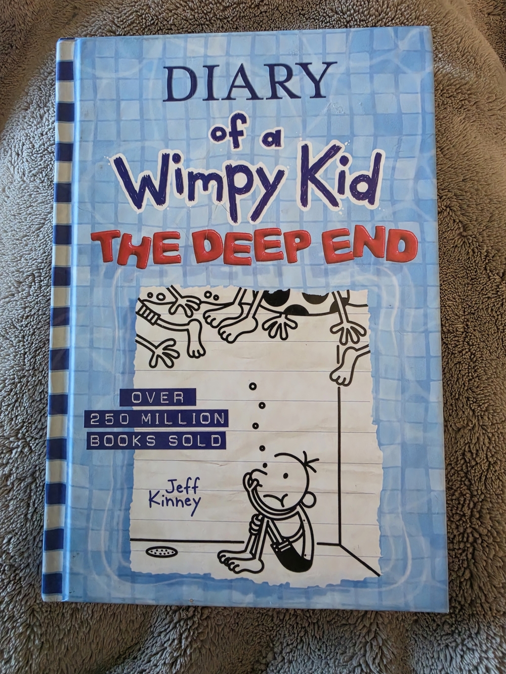 Hardcover Copy of "Diary of a Wimpy Kid: The Deep End" (Book 15) by Jeff Kinney